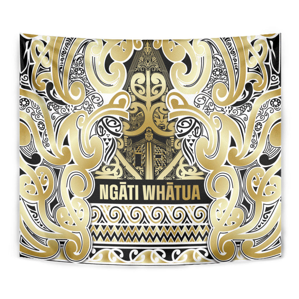 Aotearoa Iwi Ngati Whatua Tapestry Maori Wharenui House Tribal Pattern