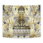 Aotearoa Iwi Ngati Whatua Tapestry Maori Wharenui House Tribal Pattern
