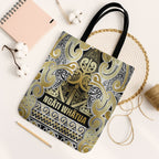 Aotearoa Iwi Ngati Whatua Tote Bag Maori Wharenui House Tribal Pattern