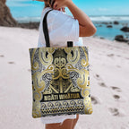 Aotearoa Iwi Ngati Whatua Tote Bag Maori Wharenui House Tribal Pattern