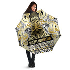 Aotearoa Iwi Ngati Whatua Umbrella Maori Wharenui House Tribal Pattern