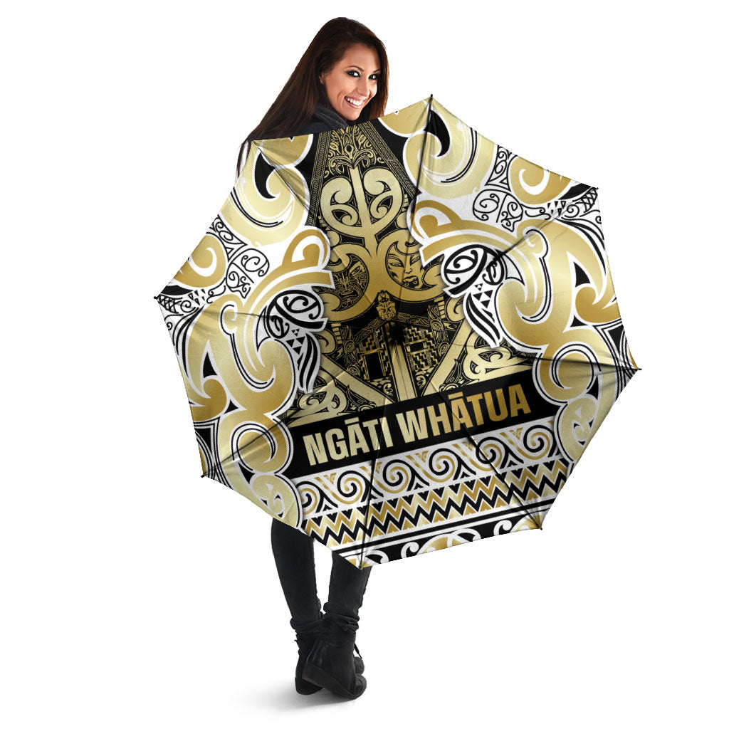 Aotearoa Iwi Ngati Whatua Umbrella Maori Wharenui House Tribal Pattern