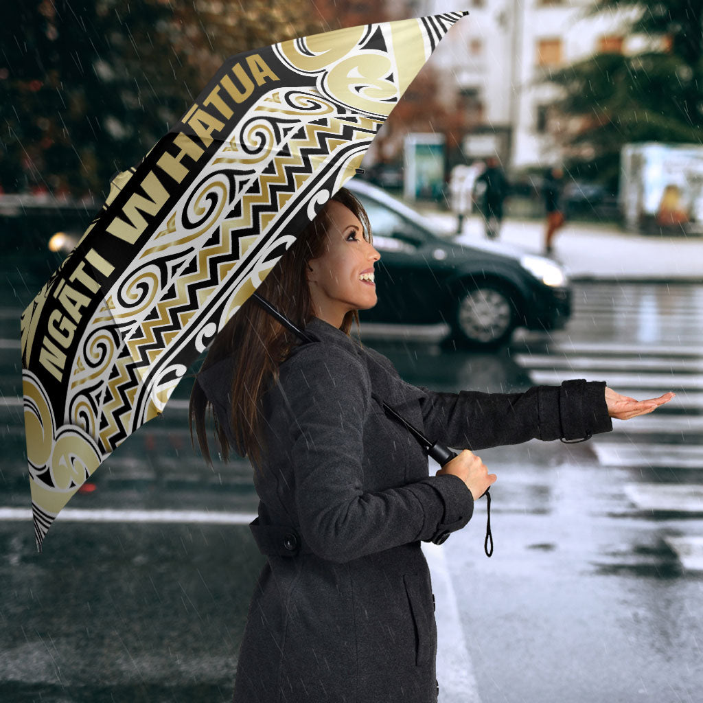 Aotearoa Iwi Ngati Whatua Umbrella Maori Wharenui House Tribal Pattern