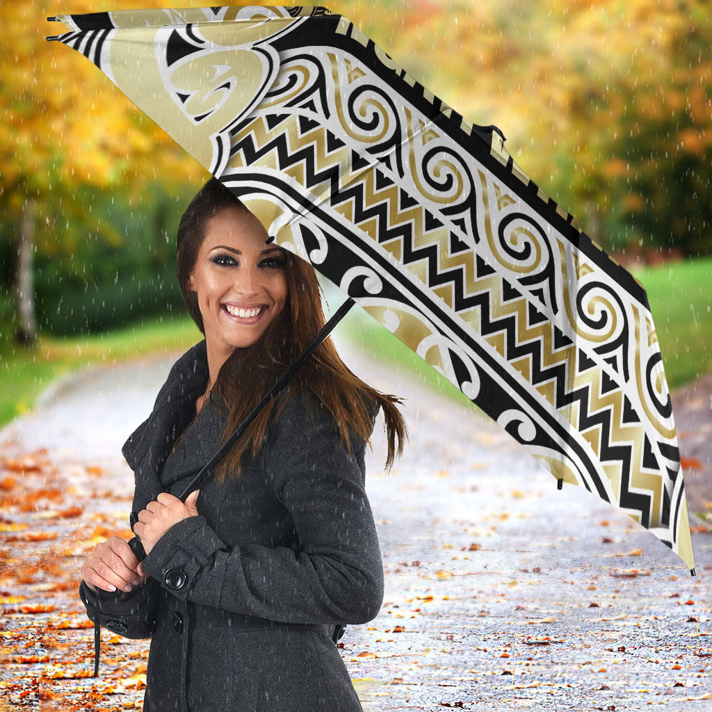 Aotearoa Iwi Ngati Whatua Umbrella Maori Wharenui House Tribal Pattern