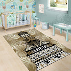 Aotearoa Iwi Waikato Tainui Area Rug Maori Wharenui House Tribal Pattern