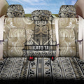 Aotearoa Iwi Waikato Tainui Back Car Seat Cover Maori Wharenui House Tribal Pattern