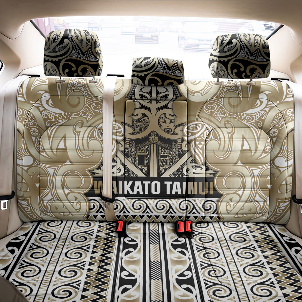 Aotearoa Iwi Waikato Tainui Back Car Seat Cover Maori Wharenui House Tribal Pattern