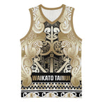 Aotearoa Iwi Waikato Tainui Basketball Jersey Maori Wharenui House Tribal Pattern