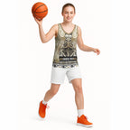 Aotearoa Iwi Waikato Tainui Basketball Jersey Maori Wharenui House Tribal Pattern