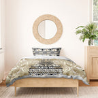 Aotearoa Iwi Waikato Tainui Bedding Set Maori Wharenui House Tribal Pattern