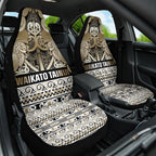Aotearoa Iwi Waikato Tainui Car Seat Cover Maori Wharenui House Tribal Pattern