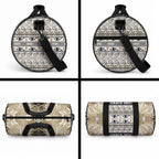Aotearoa Iwi Waikato Tainui Duffle Bag Maori Wharenui House Tribal Pattern