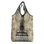 Aotearoa Iwi Waikato Tainui Grocery Bag Maori Wharenui House Tribal Pattern