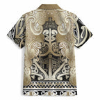 Aotearoa Iwi Waikato Tainui Hawaiian Shirt Maori Wharenui House Tribal Pattern