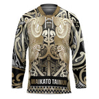 Aotearoa Iwi Waikato Tainui Hockey Jersey Maori Wharenui House Tribal Pattern