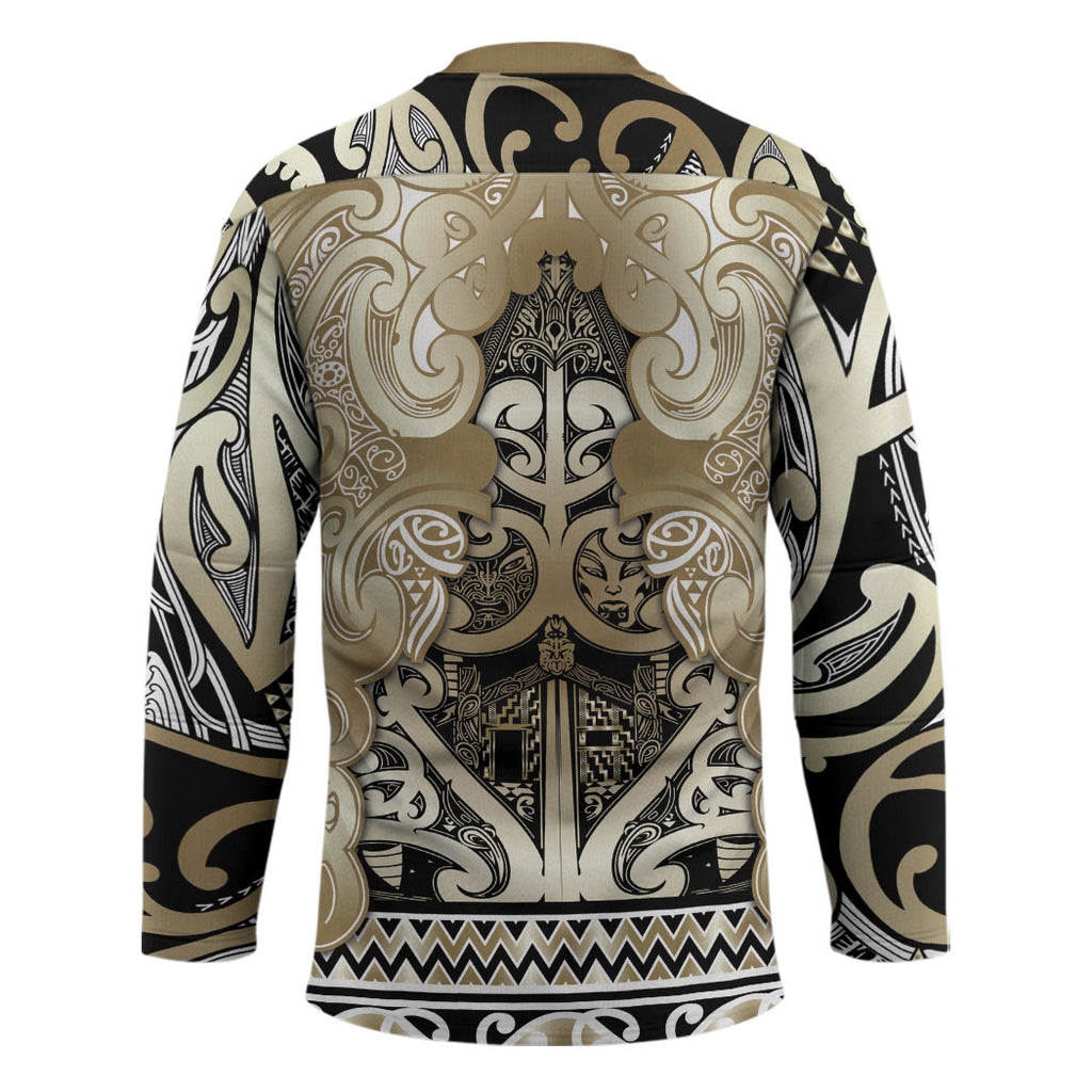 Aotearoa Iwi Waikato Tainui Hockey Jersey Maori Wharenui House Tribal Pattern