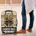 Aotearoa Iwi Waikato Tainui Luggage Cover Maori Wharenui House Tribal Pattern