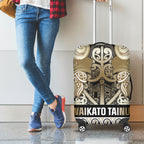 Aotearoa Iwi Waikato Tainui Luggage Cover Maori Wharenui House Tribal Pattern