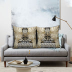 Aotearoa Iwi Waikato Tainui Pillow Cover Maori Wharenui House Tribal Pattern