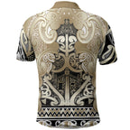 Aotearoa Iwi Waikato Tainui Polo Shirt Maori Wharenui House Tribal Pattern