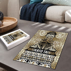 Aotearoa Iwi Waikato Tainui Puzzle Maori Wharenui House Tribal Pattern