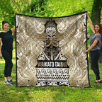Aotearoa Iwi Waikato Tainui Quilt Maori Wharenui House Tribal Pattern