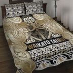 Aotearoa Iwi Waikato Tainui Quilt Bed Set Maori Wharenui House Tribal Pattern