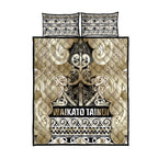Aotearoa Iwi Waikato Tainui Quilt Bed Set Maori Wharenui House Tribal Pattern
