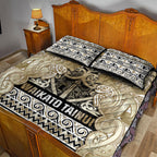 Aotearoa Iwi Waikato Tainui Quilt Bed Set Maori Wharenui House Tribal Pattern