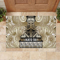 Aotearoa Iwi Waikato Tainui Rubber Doormat Maori Wharenui House Tribal Pattern
