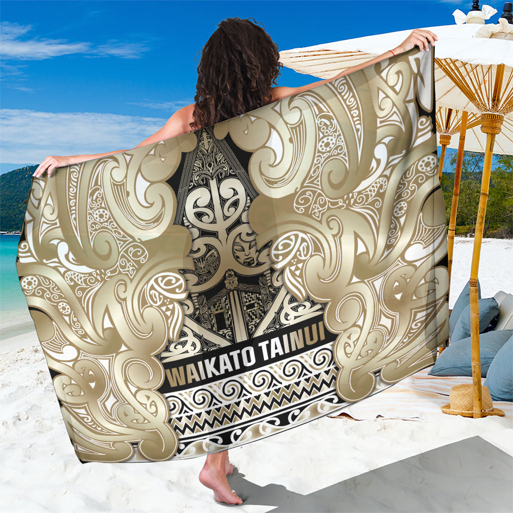 Aotearoa Iwi Waikato Tainui Sarong Maori Wharenui House Tribal Pattern