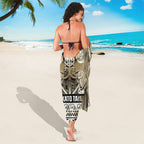 Aotearoa Iwi Waikato Tainui Sarong Maori Wharenui House Tribal Pattern