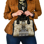 Aotearoa Iwi Waikato Tainui Shoulder Handbag Maori Wharenui House Tribal Pattern