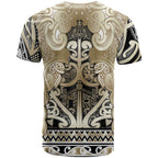 Aotearoa Iwi Waikato Tainui T Shirt Maori Wharenui House Tribal Pattern
