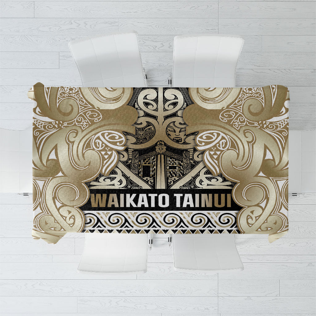 Aotearoa Iwi Waikato Tainui Tablecloth Maori Wharenui House Tribal Pattern