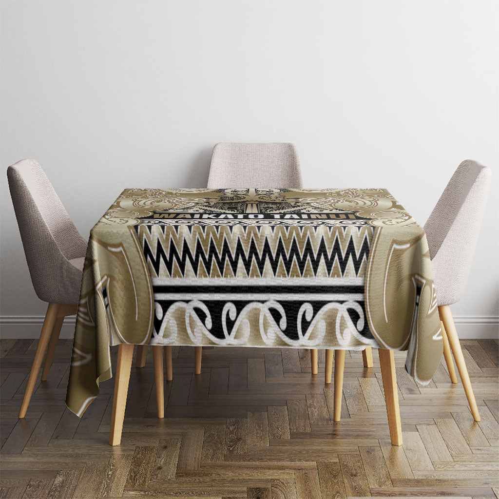 Aotearoa Iwi Waikato Tainui Tablecloth Maori Wharenui House Tribal Pattern