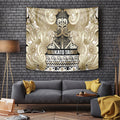 Aotearoa Iwi Waikato Tainui Tapestry Maori Wharenui House Tribal Pattern