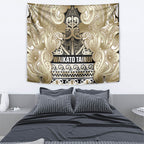 Aotearoa Iwi Waikato Tainui Tapestry Maori Wharenui House Tribal Pattern