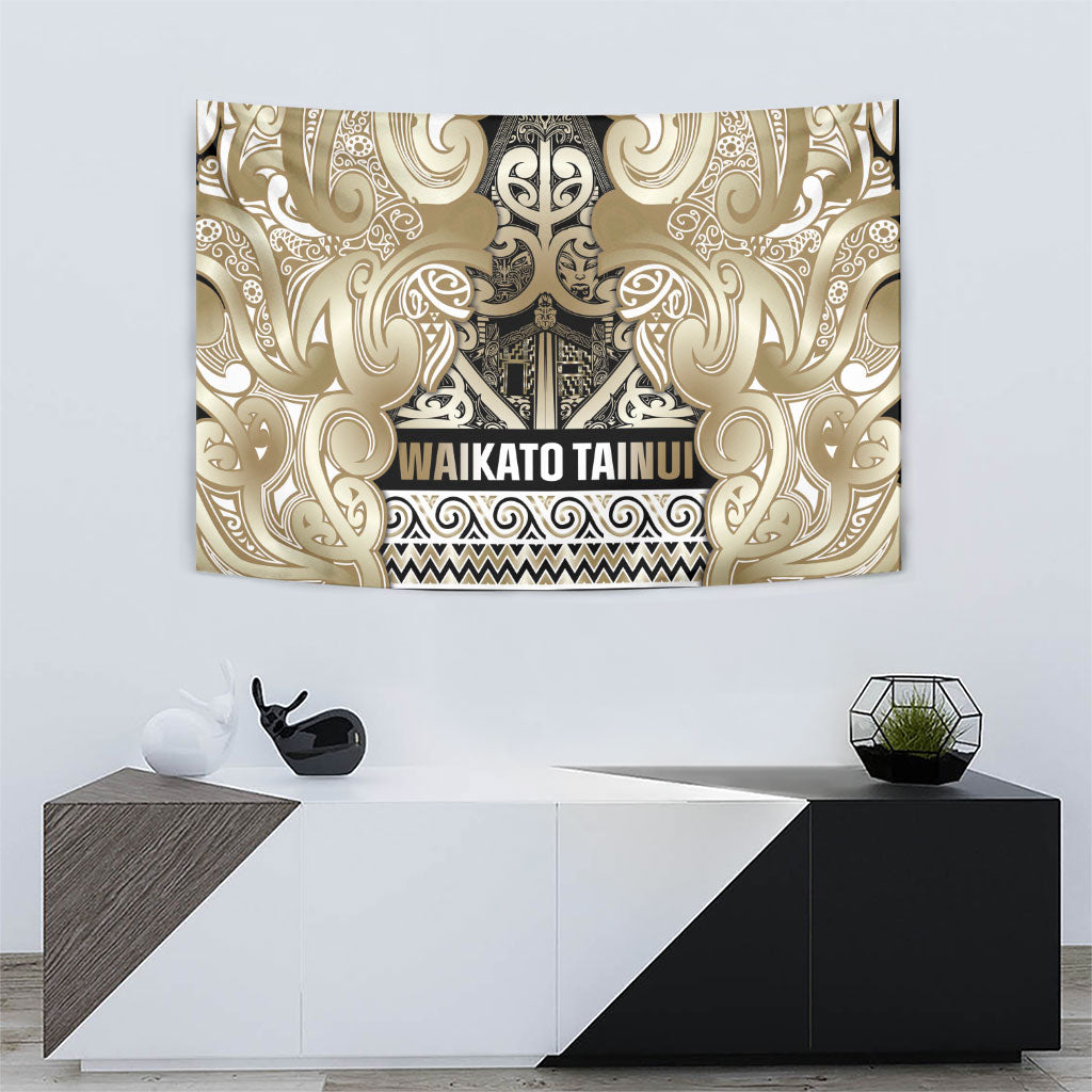 Aotearoa Iwi Waikato Tainui Tapestry Maori Wharenui House Tribal Pattern