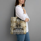 Aotearoa Iwi Waikato Tainui Tote Bag Maori Wharenui House Tribal Pattern