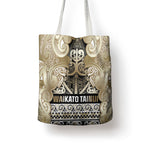 Aotearoa Iwi Waikato Tainui Tote Bag Maori Wharenui House Tribal Pattern