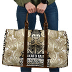 Aotearoa Iwi Waikato Tainui Travel Bag Maori Wharenui House Tribal Pattern