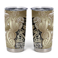 Aotearoa Iwi Waikato Tainui Tumbler Cup Maori Wharenui House Tribal Pattern