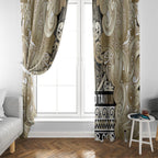 Aotearoa Iwi Waikato Tainui Window Curtain Maori Wharenui House Tribal Pattern