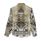 Aotearoa Iwi Waikato Tainui Women Casual Shirt Maori Wharenui House Tribal Pattern