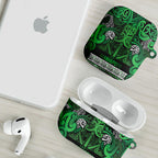 Aotearoa Iwi Ngati Maniapoto AirPods Case Maori Wharenui House Tribal Pattern