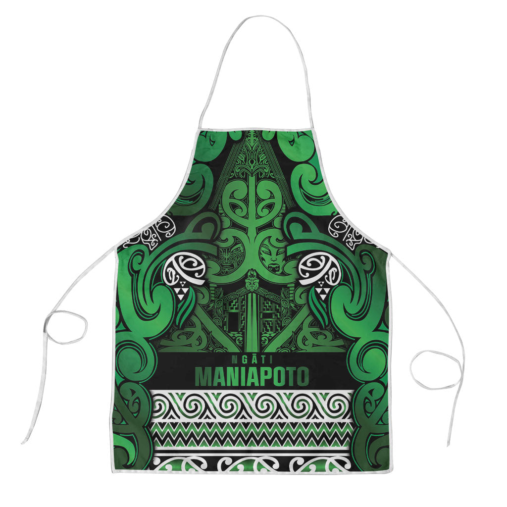 Aotearoa Iwi Ngati Maniapoto Apron Maori Wharenui House Tribal Pattern