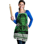 Aotearoa Iwi Ngati Maniapoto Apron Maori Wharenui House Tribal Pattern