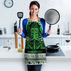 Aotearoa Iwi Ngati Maniapoto Apron Maori Wharenui House Tribal Pattern