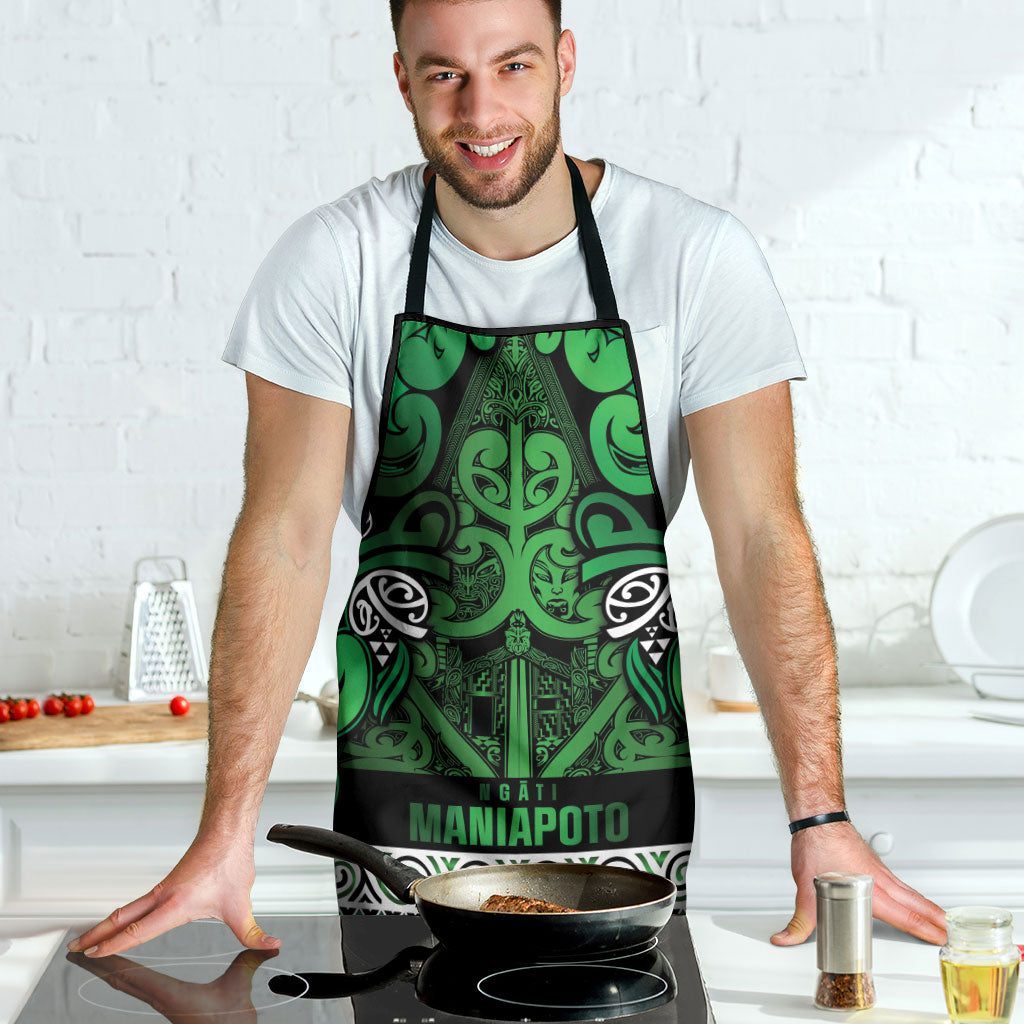Aotearoa Iwi Ngati Maniapoto Apron Maori Wharenui House Tribal Pattern